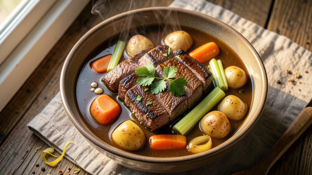 Steak And Potato Crock Pot Soup Recipe: Slow-Cooked Richness With Tender Meat