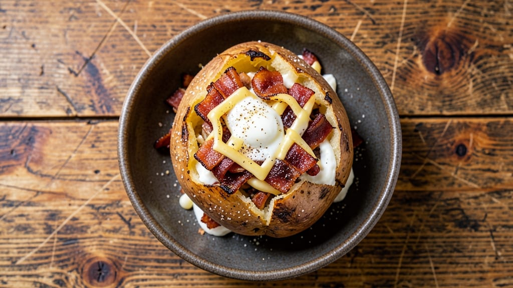 Angus Barn Stuffed Potato Recipe: Smoky Bacon and Cheese Stuffed to Perfection