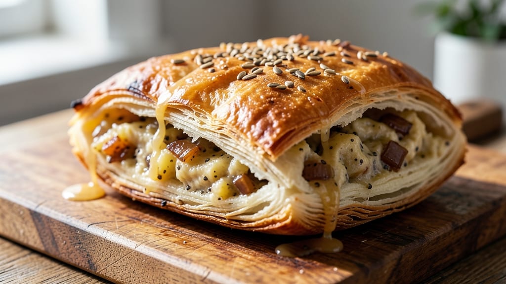 Vegan Potato Knishes Recipe: Flaky Pastry Wrapped Around Savory Spuds