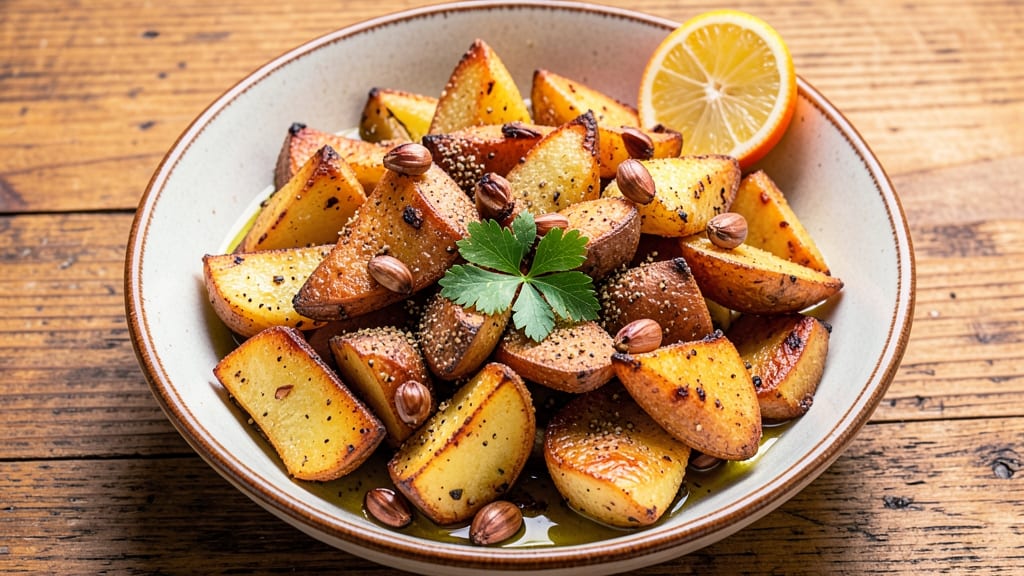 Arabic Potato Recipe: Spiced and Crispy One-Pan Delight