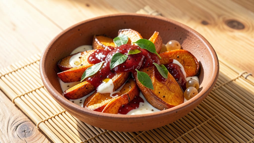 Sweet Potato Maharashtrian Recipe: Coconut-Tamarind Tang With Crispy Edges