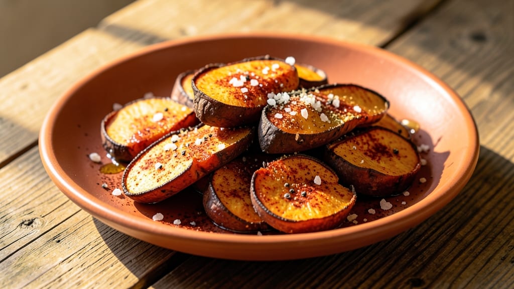 Sweet Potato Dry Roasted Recipe: Caramelized Crunch Without a Drop of Oil