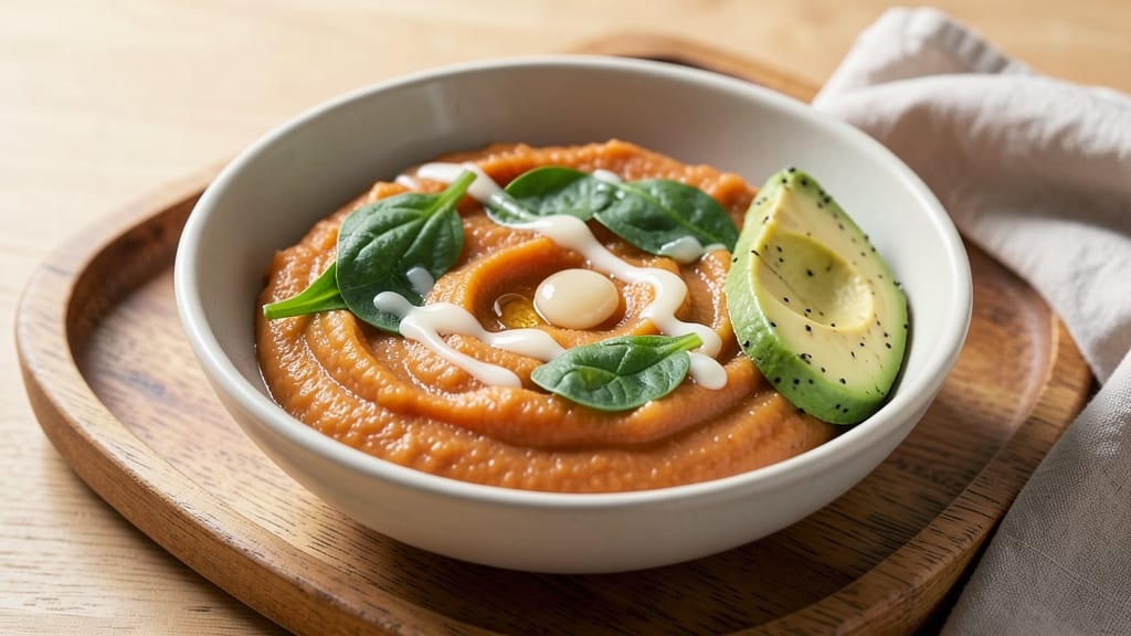 Sweet Potato Baby Food Recipe for 9 Months: Gentle Mashed Texture With Hidden Veggies