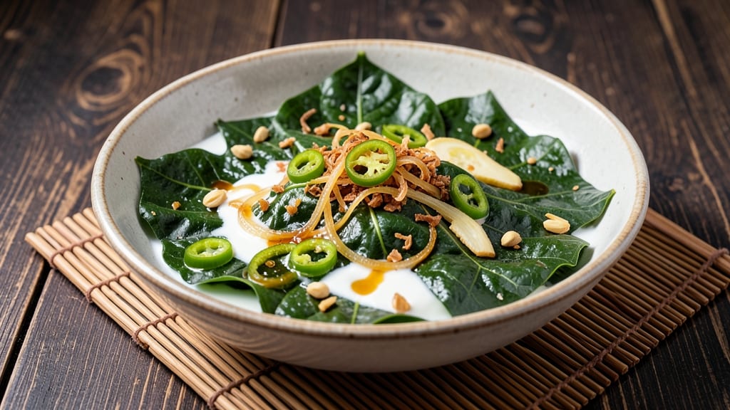 Sweet Potato Leaves Recipe With Coconut Milk: Fragrant Curry Simmered in Creamy Coconut