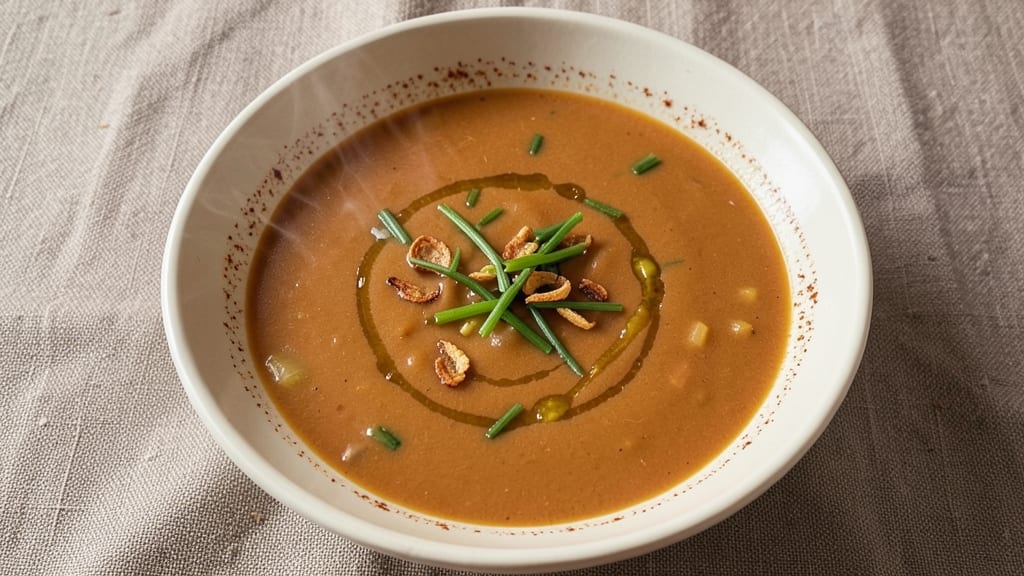 Sweet Potato Celery Soup Recipe: Velvety Spiced Blend With Celery Crown Crunch