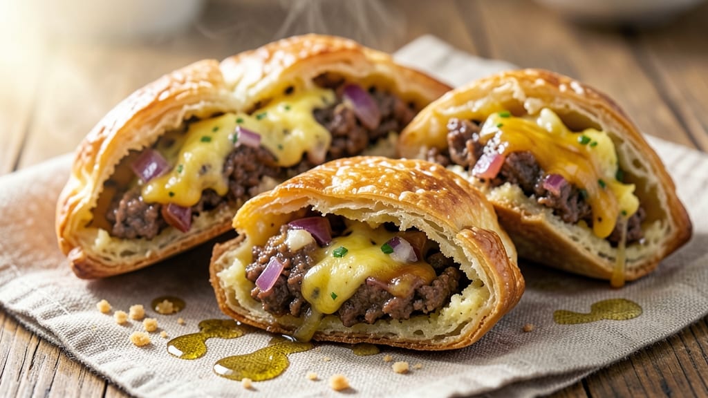 Beef, Potato, and Cheese Empanadas Recipe: Flaky Layers Packed With Savory Filling