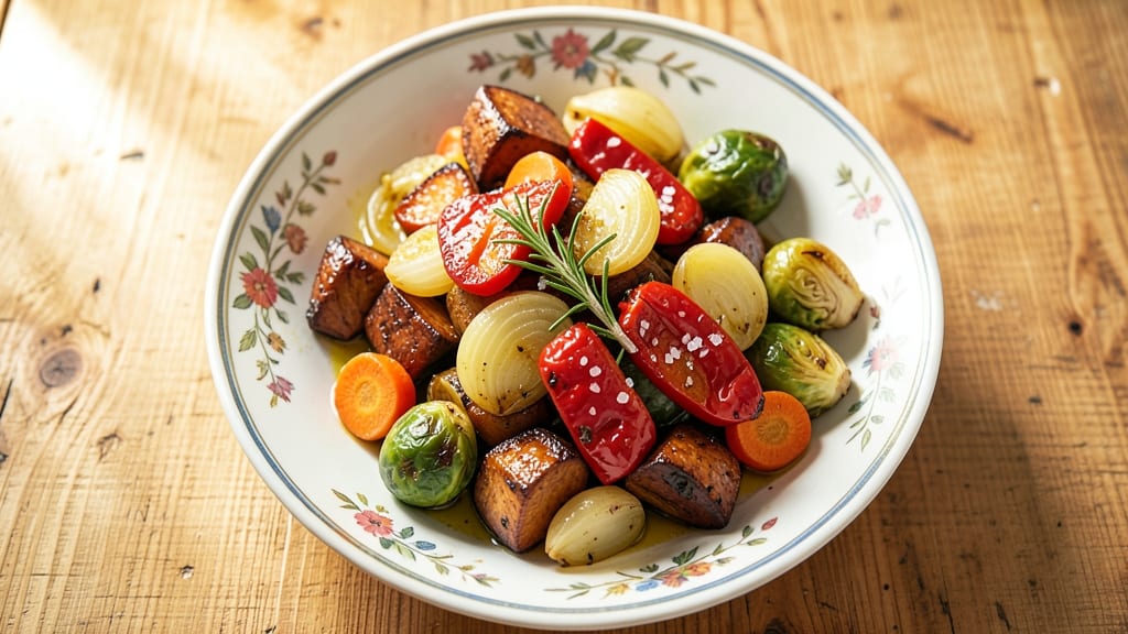 Sweet Potato Mixed Vegetables Recipe: Caramelized Roots Meet Herbed Butter Crunch