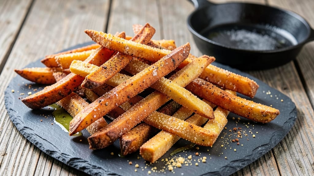 Sweet Potato Fries Cornstarch Recipe: Crispy Lattice Without the Mess