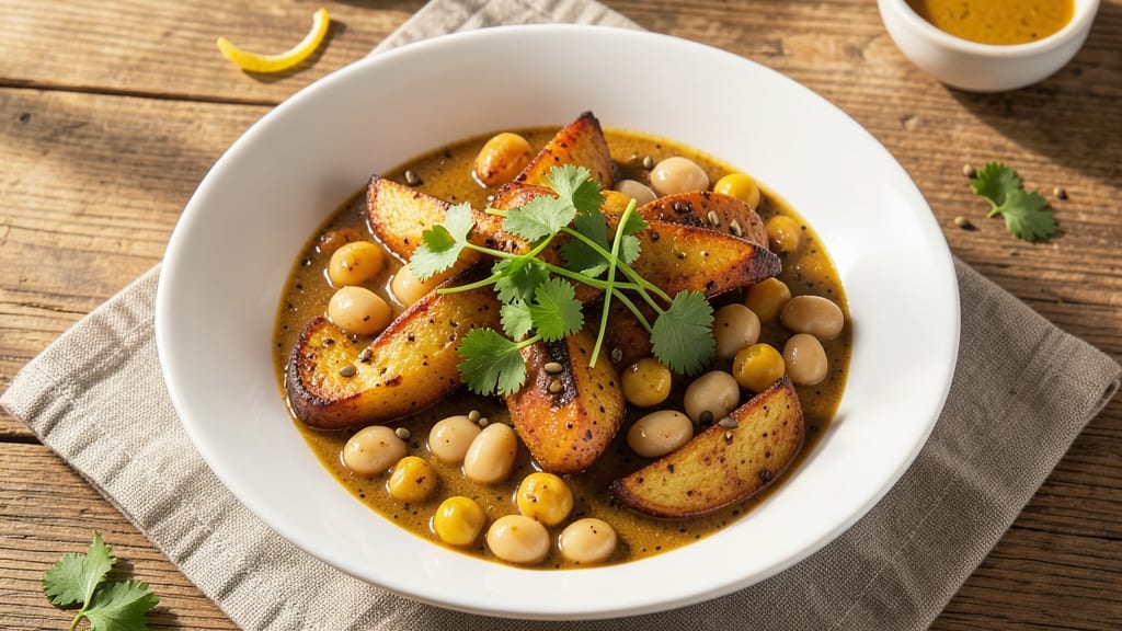 Beans and Potato Curry Recipe: Spiced One-Pot Heartiness