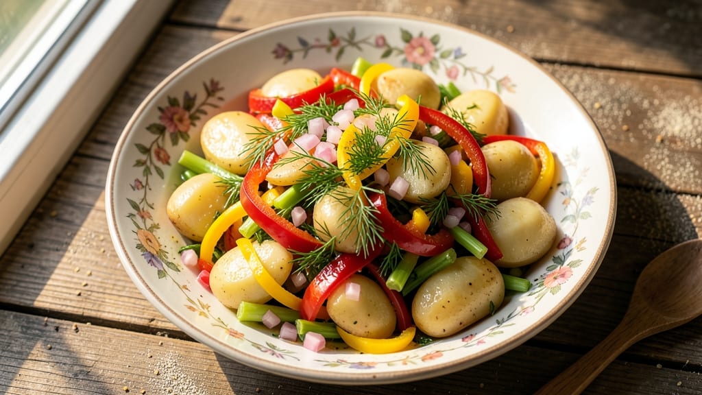 Sweet Peppers Potato Salad Recipe: Bright, Crunchy Bite That Stands Out