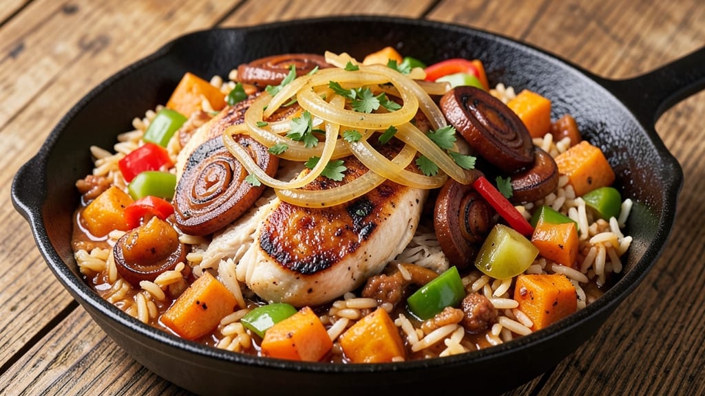 Sweet Potato Jambalaya Recipe: Smoky Cajun Roots and Sausage Harmony