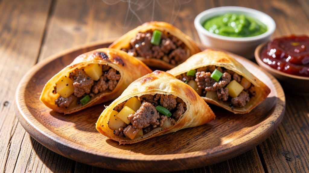 Beef and Potato Samosa Recipe: Crispy Layers With Spiced Filling