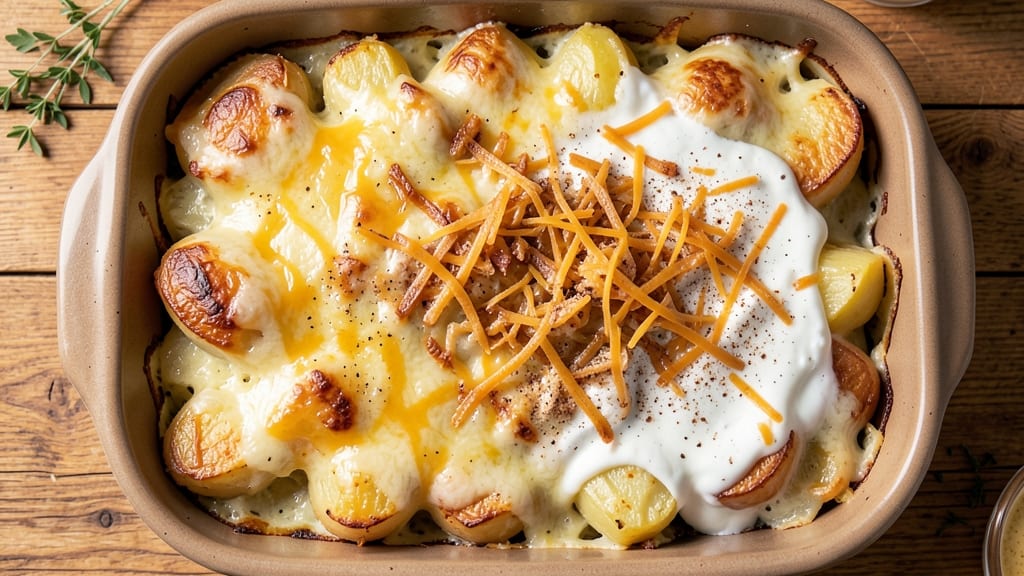 Baked Potato Casserole Recipe With Real Potatoes: Layered Crunch and Creamy Spice Bliss