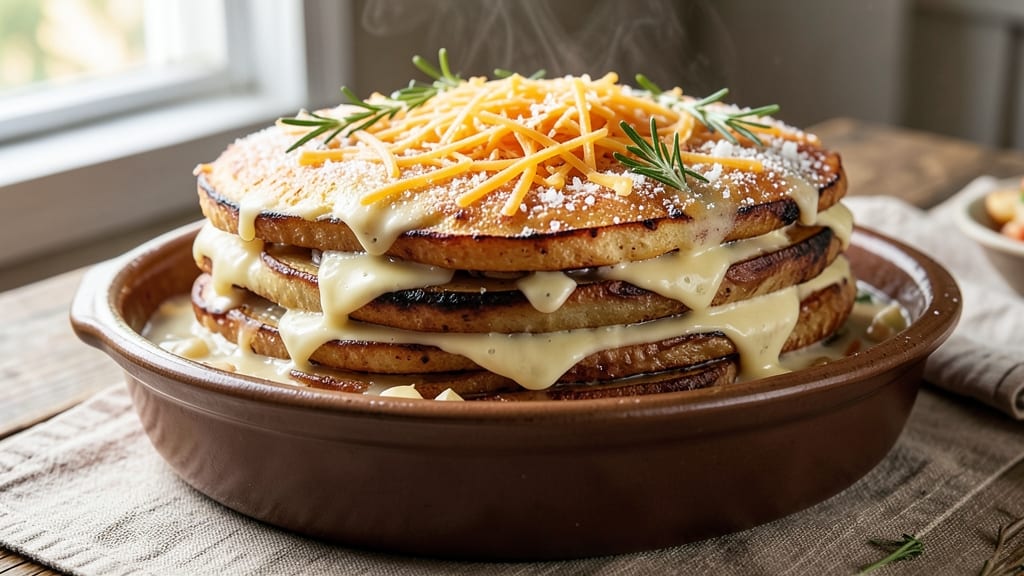 Baked Layered Potato Recipe: Crispy Top, Creamy Cheese, No-Sog Zones