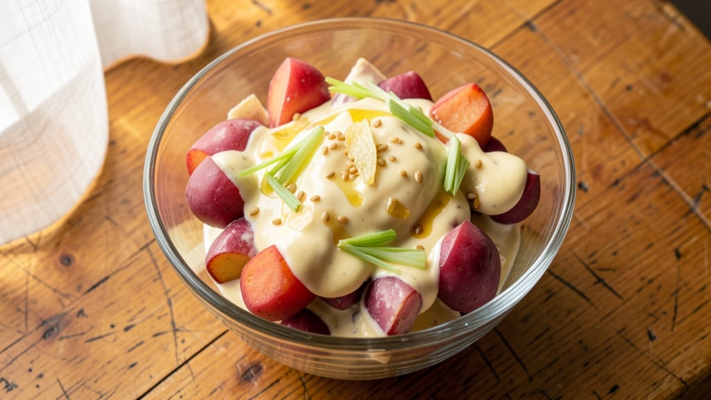 KFC Potato Salad Recipe: Crispy Celery Crown Over Creamy Mayo Bliss