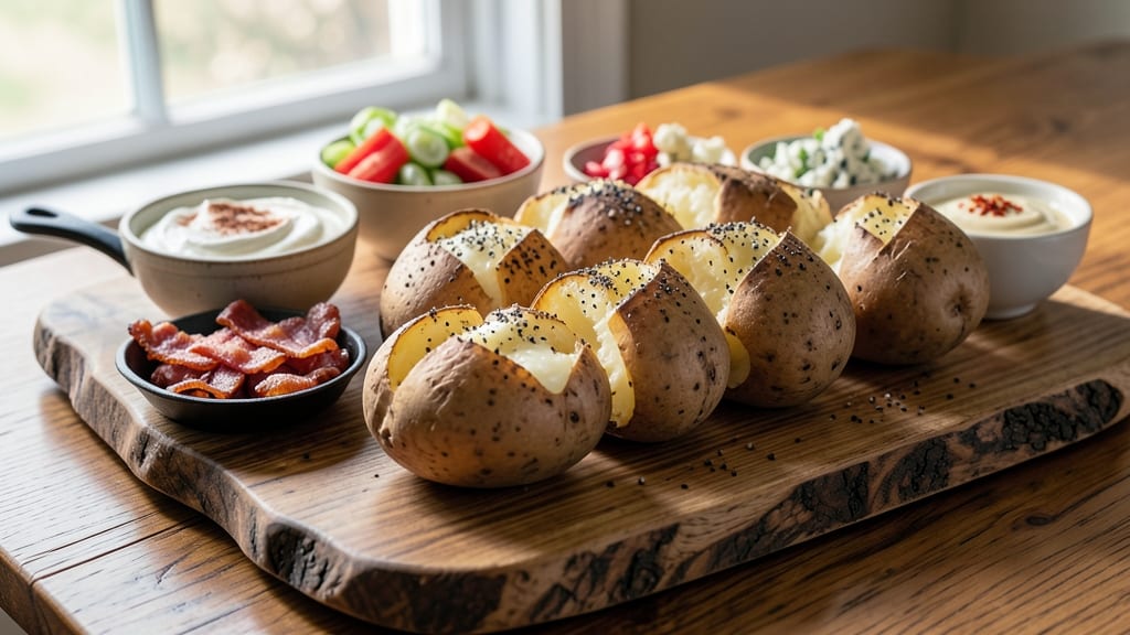 Baked Potato Bar Recipe Ideas: Customizable Toppings for Crowd-Pleasing Feasts