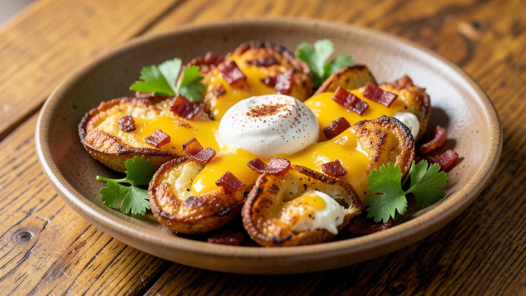 Air Fried Potato Skins Recipe: Extra-Crispy Celery Crowns With Cheesy Bliss