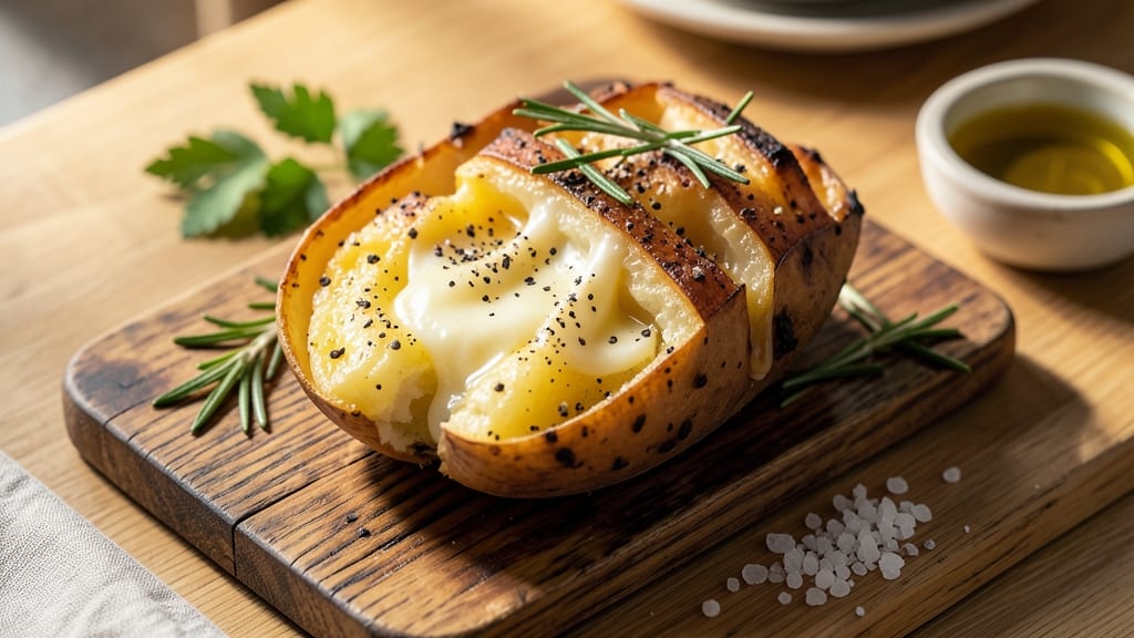 Accordion Baked Potato Recipe: Layered Warmth With Buttery Crispy Crown