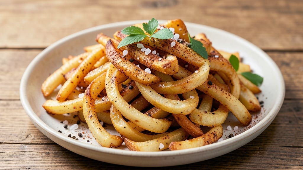 Spiral Potato Fries Recipe: Crispy Edges and Fluffy Cores in 20 Minutes