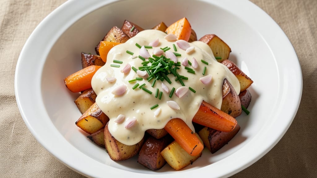 Vegan Cheese Sauce Recipe Potato Carrot: Nutty Cashew Cream With Herby Zing