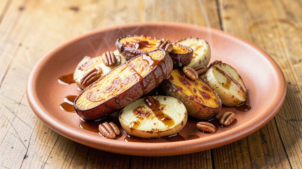 Sweet Potato And Rutabaga Recipe: Caramelized Roots With Nutty Crunch