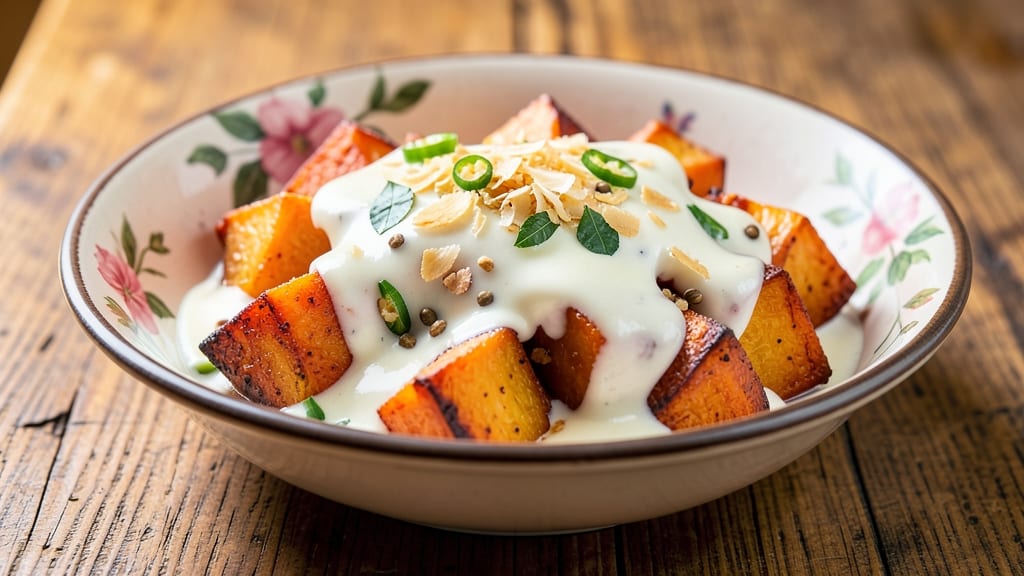 Sweet Potato Sabzi Recipe: Fragrant Coconut-Turmeric Spice Blend Magic