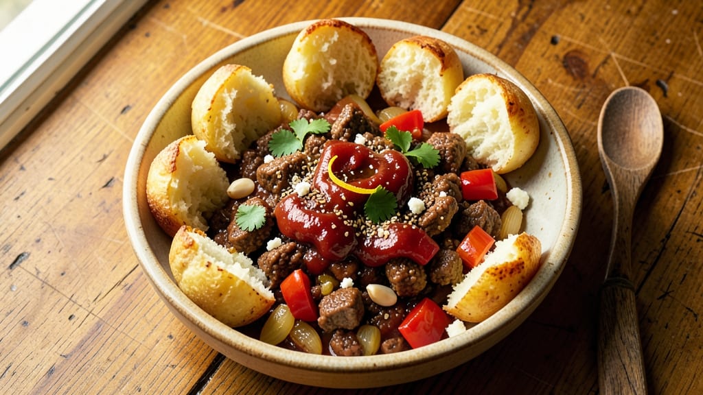 Baked Potato Bar Chili Recipe: Smoky Layered Comfort With Customizable Toppings