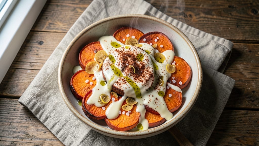 Sweet Potato Mozzarella Recipe: Crispy Celery Crown Meets Melty Cheese Bliss