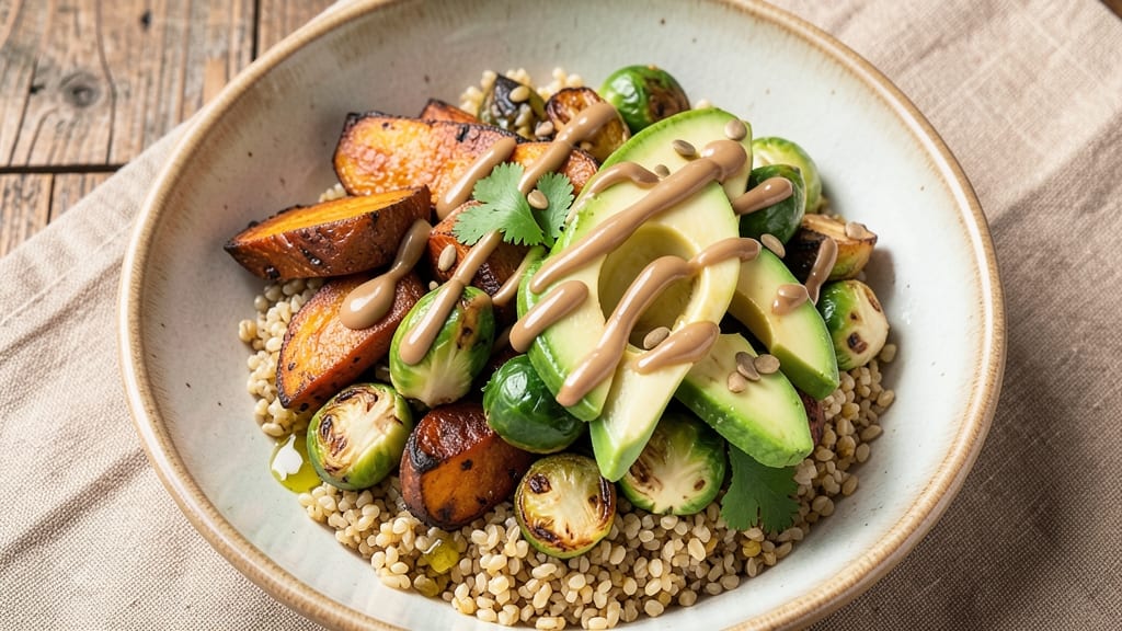 Sweet Potato Grain Bowl Recipe: Roasted Sweetness Meets Nutty Grain Crunch