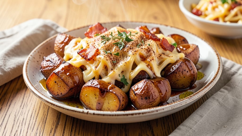 Bbq Cheese Potato Recipe: Smoky Spice Roast With Melty Cheese Crunch